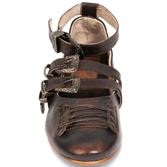 Freebird Bentley Mary Jane Flats Size 7 Western Boho - Picture 5 of 12